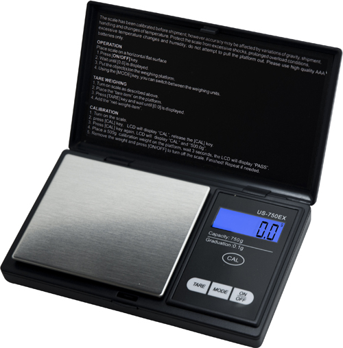 Us 750ex 750g X 0 1g Pocket Scales