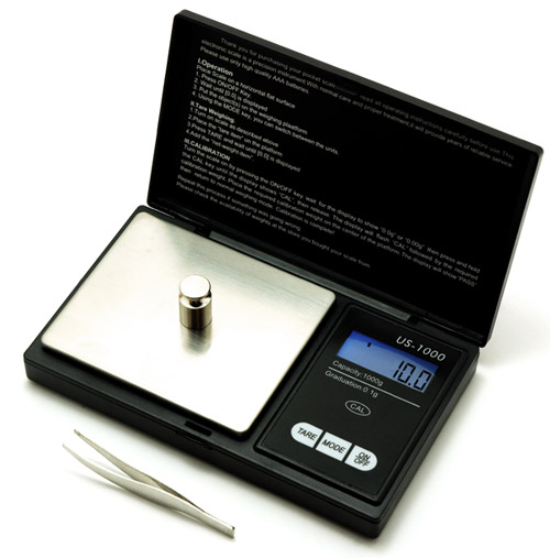 Pocket Digital Stainless Scale, 500g x 0.01g